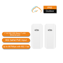 Load image into Gallery viewer, WI-TEK 5KM OUTDOOR 867MBPS WIRELESS POINT-TO-POINT CPE KIT