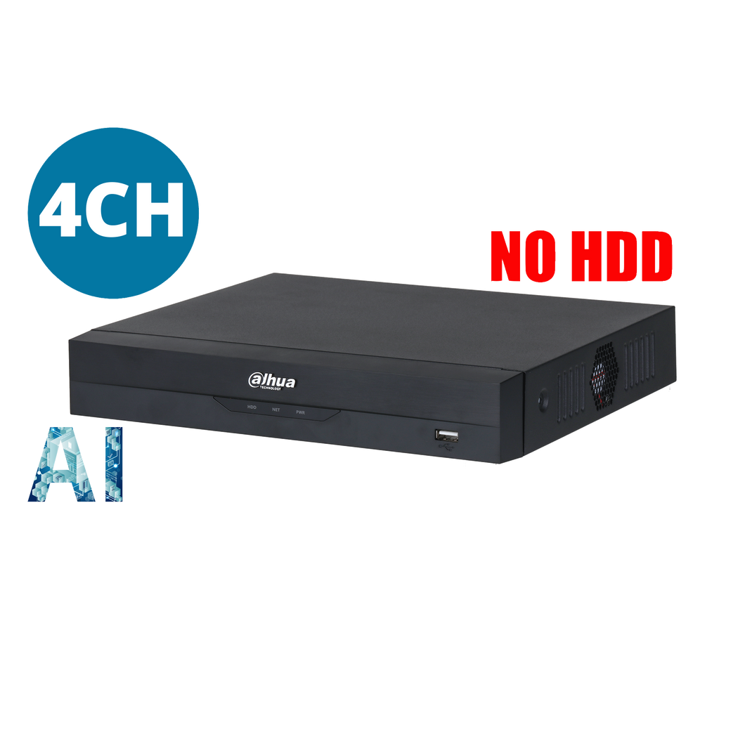DAHUA 4CH NVR WITHOUT HDD