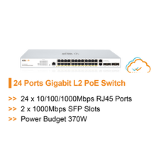 Load image into Gallery viewer, WI-TEK GIGA CLOUD MANAGED 24 PORTS POE SWITCH V2
