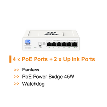 Load image into Gallery viewer, WI-TEK WIKING 4 PORTS POE SWITCH