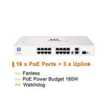 Load image into Gallery viewer, WI-TEK WIKING 16 PORTS POE SWITCH
