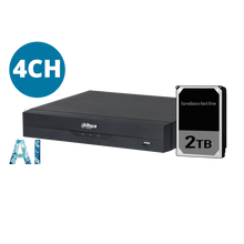 Load image into Gallery viewer, DAHUA 4CH NVR WITH 2TB HDD