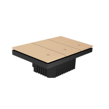 Load image into Gallery viewer, Konec Smart Switch Floating Button 3G Brushed Metal Gold no Neutral