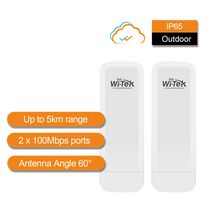 Load image into Gallery viewer, WI-TEK 5KM OUTDOOR 100MBPS WIRELESS POINT-TO-POINT CPE KIT