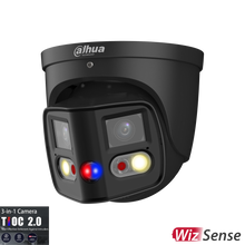 Load image into Gallery viewer, DAHUA 2 X 4MP TIOC 2.0 TURRET FIXED CAMERA BLACK