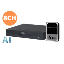 Load image into Gallery viewer, DAHUA 8CH NVR WITH 4TB HDD