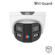 Load image into Gallery viewer, UNV 8MP Triguard TURRET DOUBLE LIGHT CAMERA