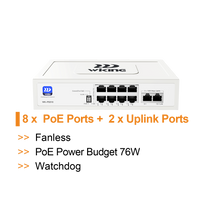 Load image into Gallery viewer, WI-TEK WIKING GIGABIT 8 PORT POE SWITCH