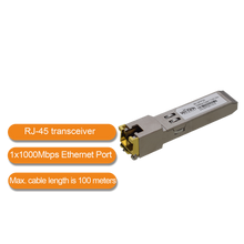 Load image into Gallery viewer, WI-TEK RJ45 TO SFP TRANSCEIVER
