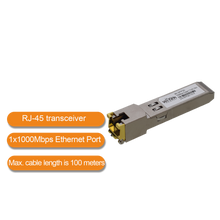 Load image into Gallery viewer, WI-TEK SFP RJ-45 TRANSCEIVER
