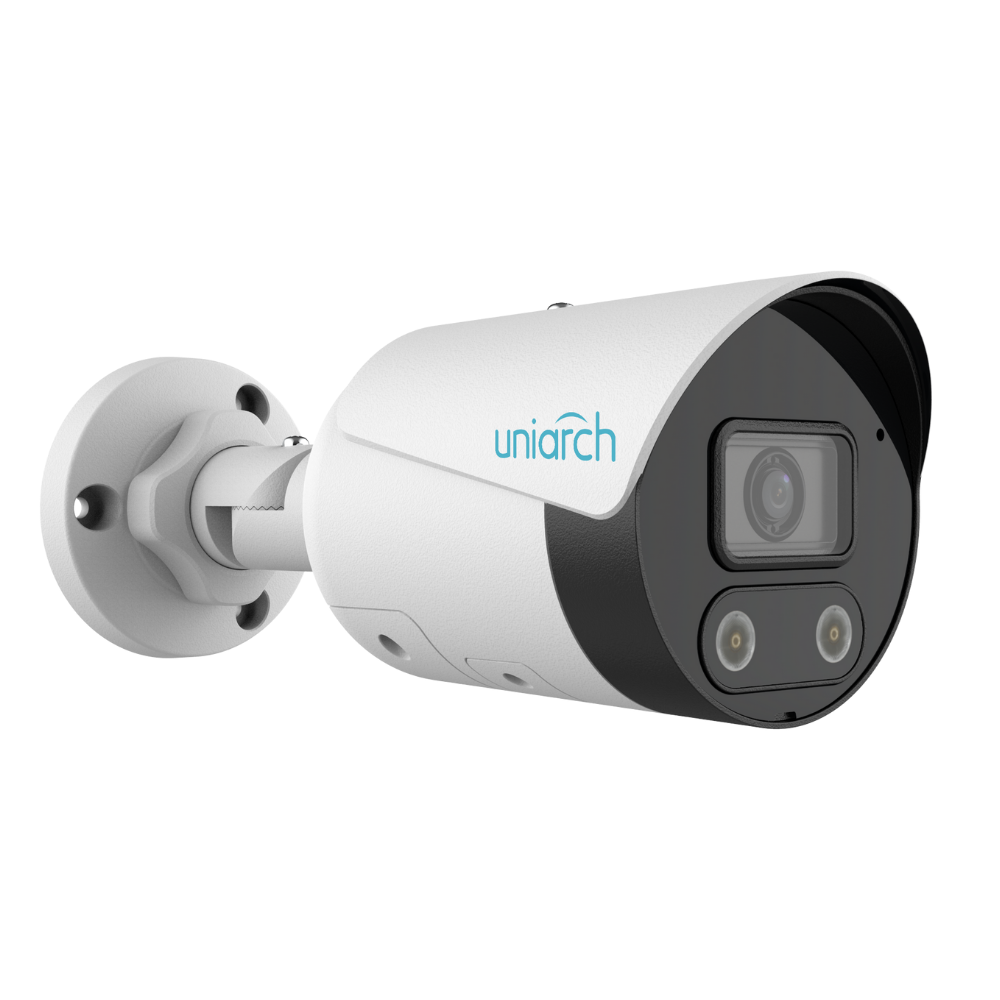 UNIARCH 8MP HD INTELLIGENT LIGHT AND AUDIBLE WARNING FIXED BULLET NETWORK CAMERA