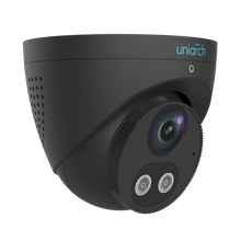 Load image into Gallery viewer, UNIARCH 8MP HD INTELLIGENT LIGHT AND AUDIBLE WARNING FIXED EYEBALL NETWORK CAMERA BLACK
