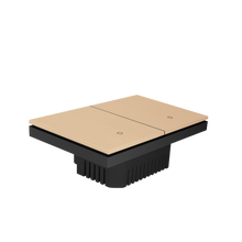 Load image into Gallery viewer, Konec Smart Switch Floating Button 2G Brushed Metal Gold no Neutral