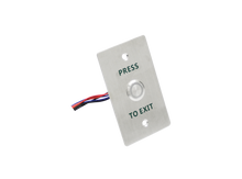 Load image into Gallery viewer, Akuvox Blue LED Mechanica Exit Buttonl Silver
