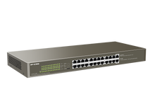 Load image into Gallery viewer, IP-COM 24-PORT GIGABIT SWITCH WITH 24-PORT POE
