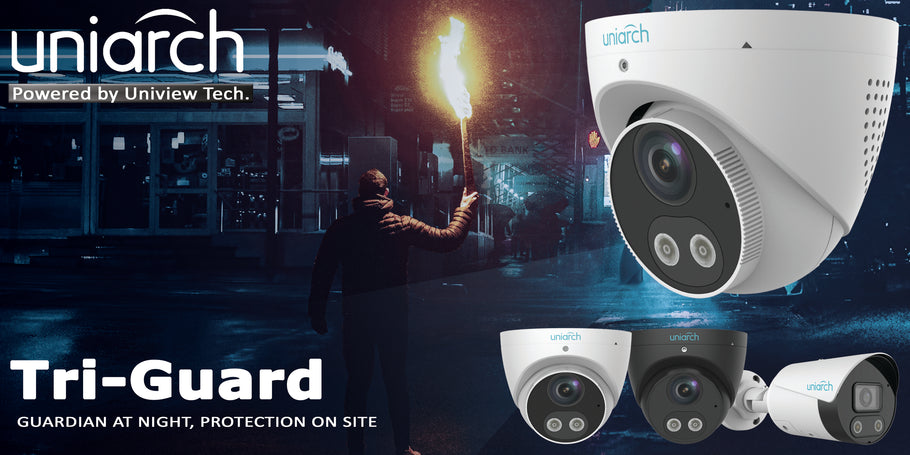 SECUSAFE RELEASES NEW UNIARCH TRI-GUARD SERIES CAMERAS