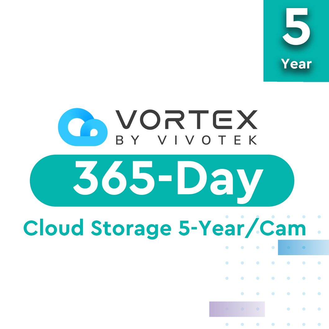 VORTEX 365-D CLOUD STORAGE 5-YEAR