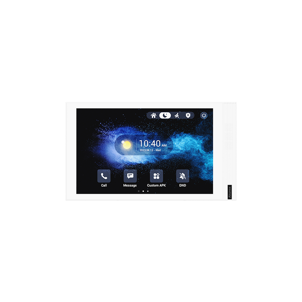 AKUVOX 8 INCH WIFI 6 TOUCHSCREEN ANDROID WHITE MONITOR