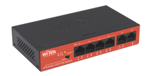 Load image into Gallery viewer, WI-TEK ECONOMIC 4 PORTS POE SWITCH
