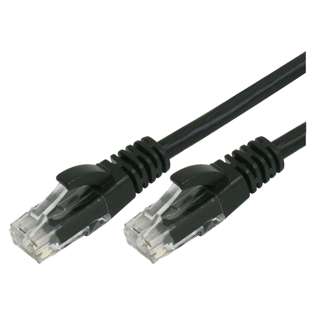 0.25M CAT6 PATCH CABLE BLACK