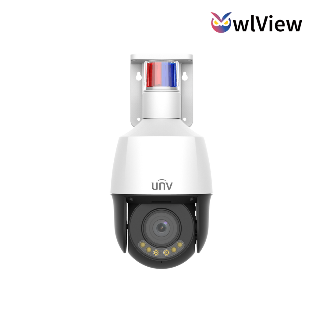 UNV 4MP 5X Wise-ISP Tri-Guard Warm light Network PTZ Camera