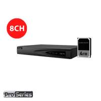 HILOOK 8CH NVR WITH 4TB HDD