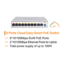 WI-TEK 8 PORTS EASY CLOUD POE SWITCH