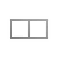Akubela Aura Switch Double Sandblasted Metal Frame