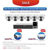 UNIARCH 8MP CCTV PROMO KIT