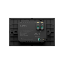 Load image into Gallery viewer, Konec Double Socket Power Point Glass White
