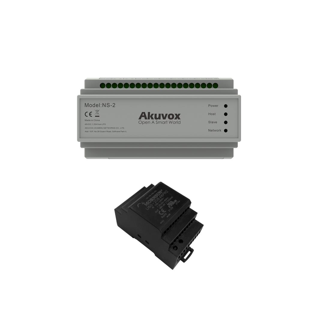 Akuvox LONG DISTANCE 2-WIRE SWITCH WITH POWER SUPPLY