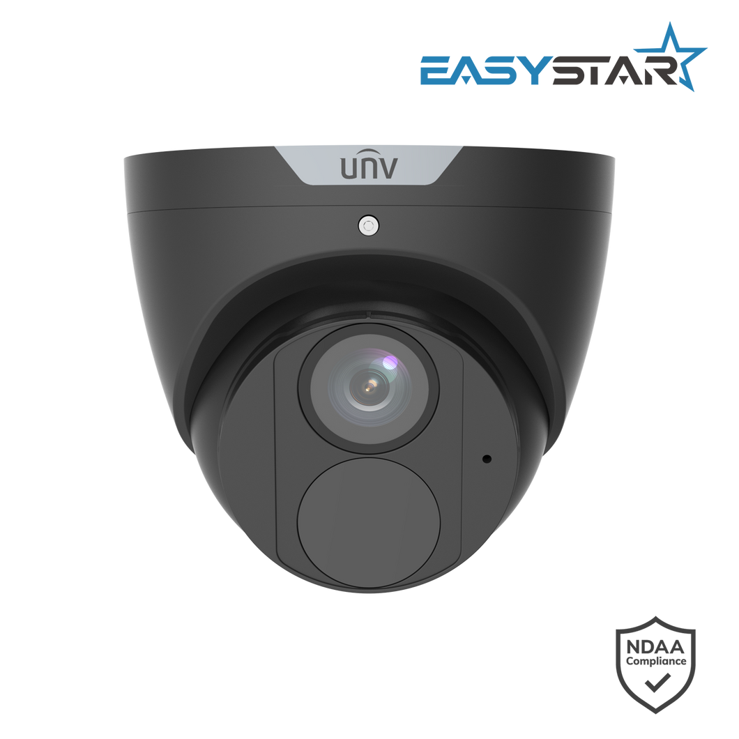 UNV 8MP TURRET FIXED CAMERA BLACK