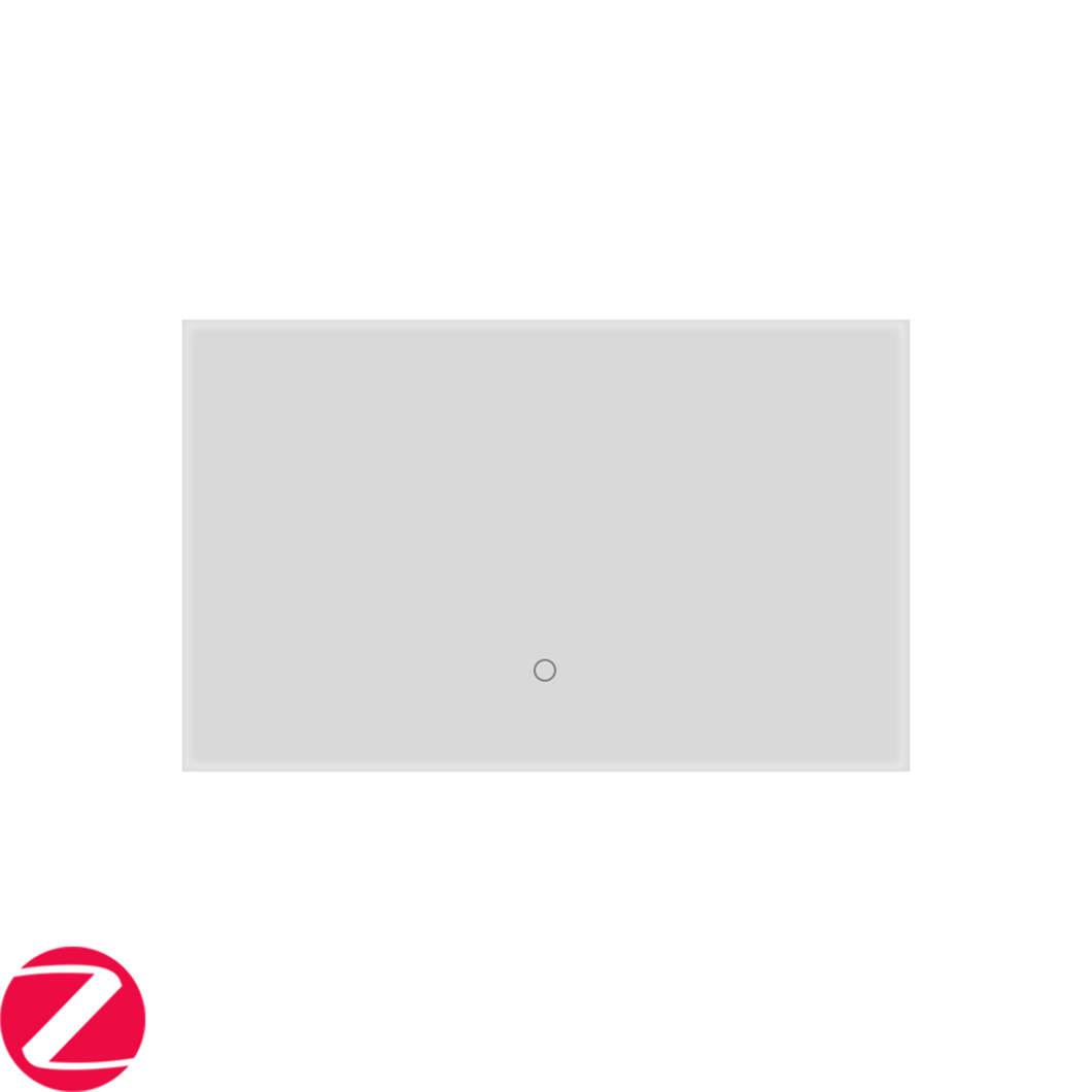 Konec Smart Switch Floating Button 2G Glass White no Neutral
