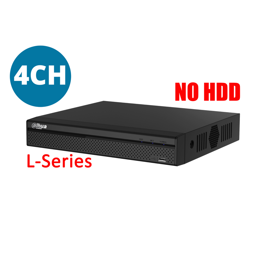 DAHUA 4CH NVR WITHOUT HDD