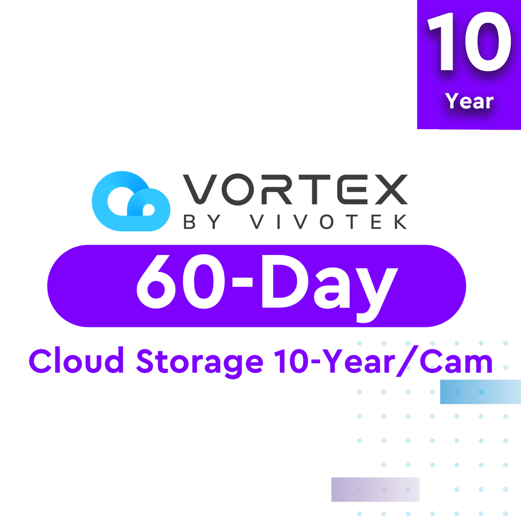 VORTEX 60-D CLOUD STORAGE 10-YEAR