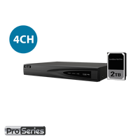 HILOOK 4CH NVR WITH 2TB HDD