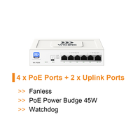 WI-TEK WIKING 4 PORTS POE SWITCH