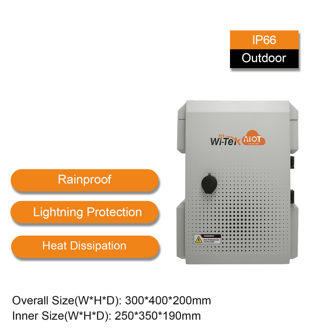 WI-TEK IP66 AND IK10 HOUSING (300*400*200 mm)