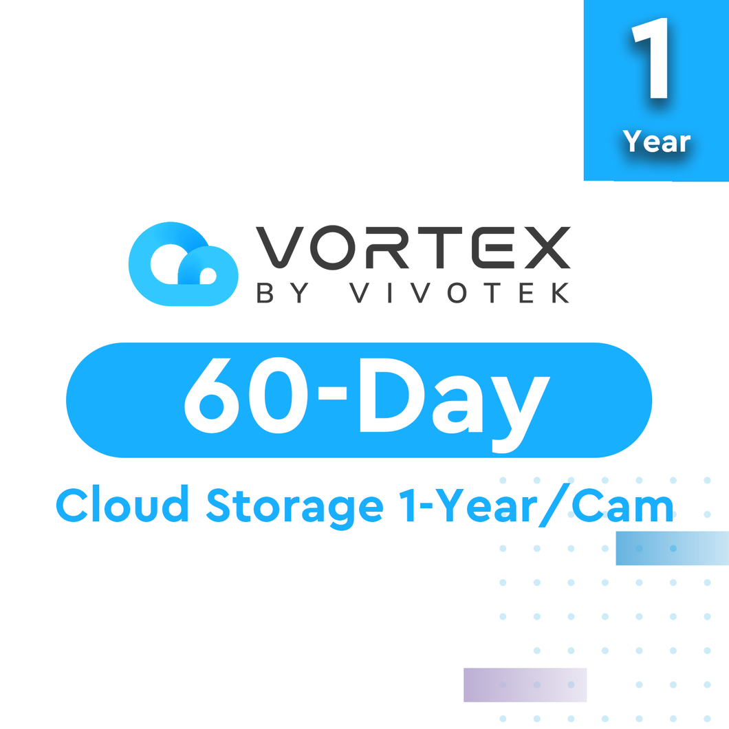 VORTEX 60-D CLOUD STORAGE 1-YEAR