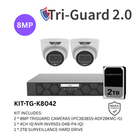 UNV 8MP 4CH TRIGUARD KIT
