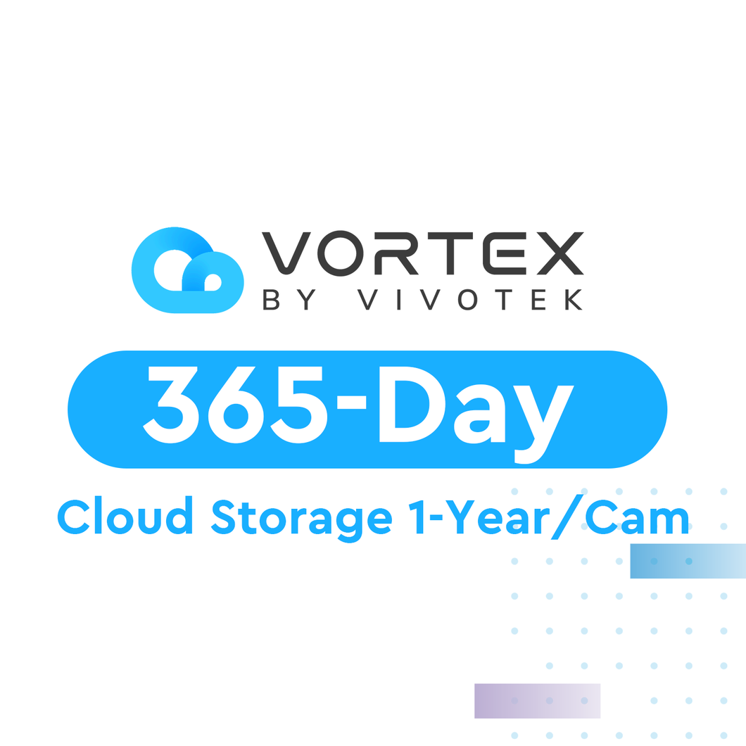 VORTEX 365-D CLOUD STORAGE 1-YEAR