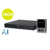 DAHUA 16CH NVR WITH 4TB INSTALLED