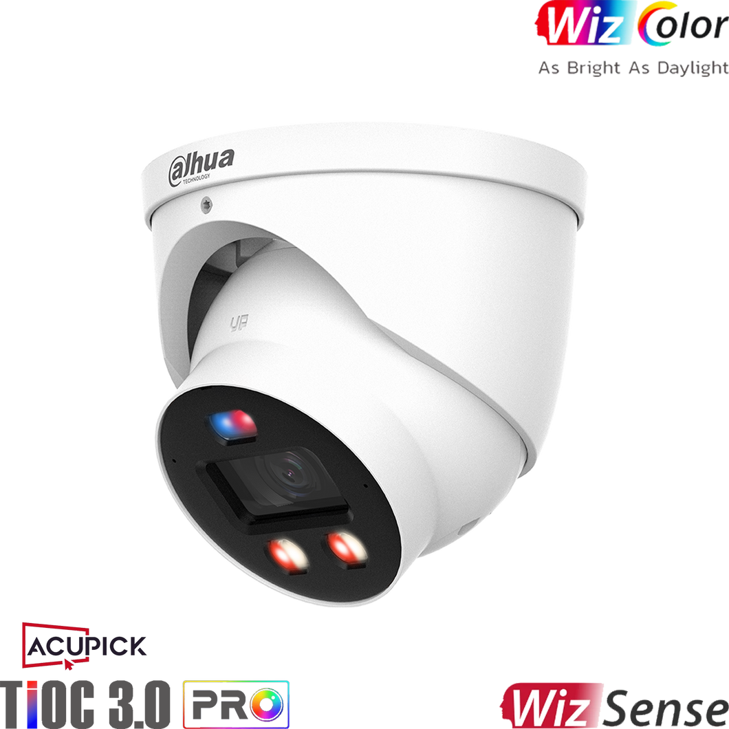 DAHUA 8MP TIOC ACUPICK TURRET FIXED CAMERA WHITE