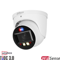 DAHUA 8MP TIOC ACUPICK TURRET MOTORISED CAMERA WHITE