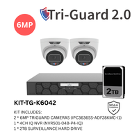 UNV 6MP 4CH TRIGUARD KIT