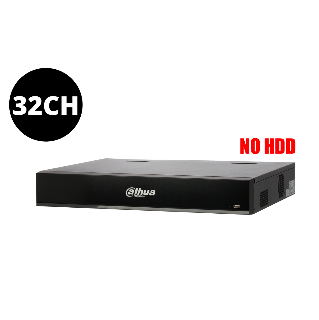 DAHUA 32CH AI NVR WITHOUT HDD