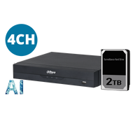 DAHUA 4CH NVR WITH 2TB HDD