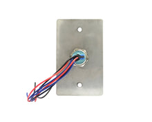 Load image into Gallery viewer, Akuvox Blue LED Mechanica Exit Buttonl Silver

