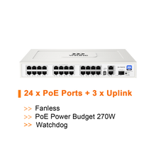 Load image into Gallery viewer, WI-TEK WIKING 24 PORTS POE SWITCH
