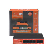 Load image into Gallery viewer, WI-TEK ECONOMIC 4 PORTS POE SWITCH
